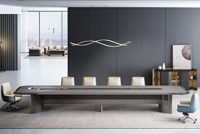 簡約現代會議桌-10