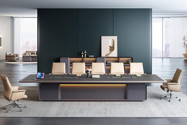 簡約現代會議桌-1