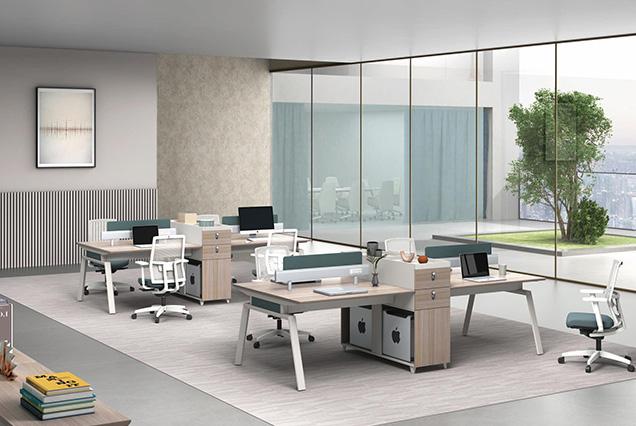 簡約現代職員桌-1